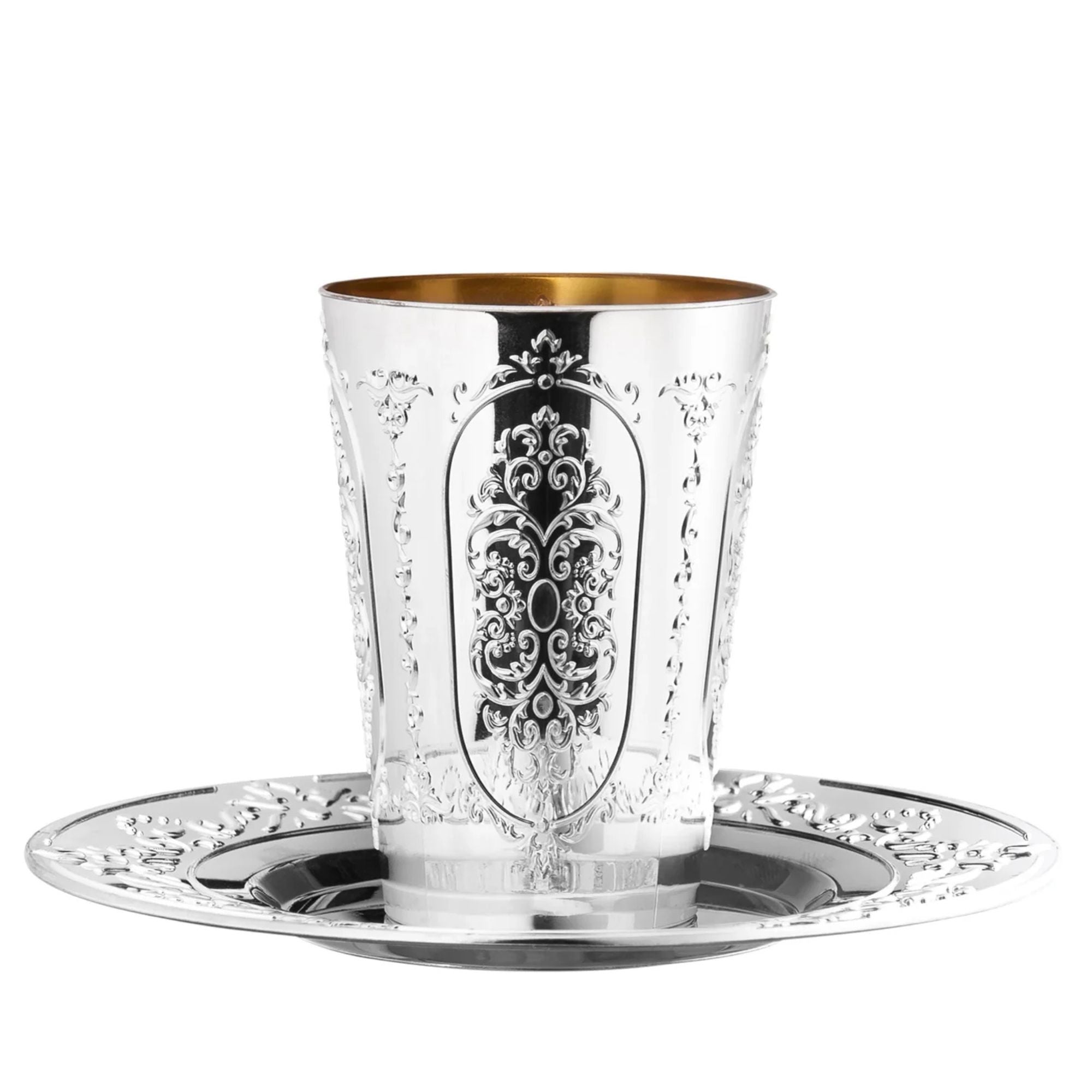 5oz Plastic Wine Kiddush Cup with Trays Regal Round 5pc set