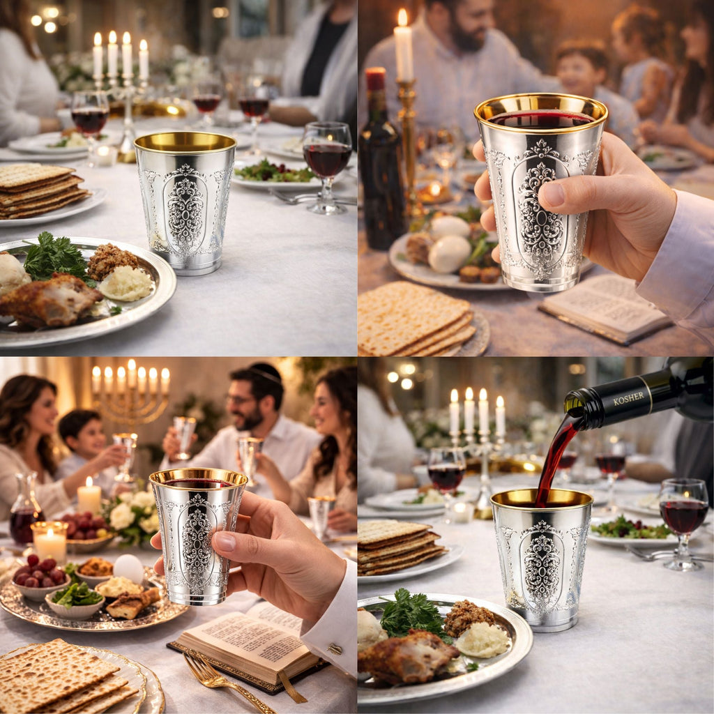 5oz Plastic Wine Kiddush Cups Regal Round Bottom 10 Pack
