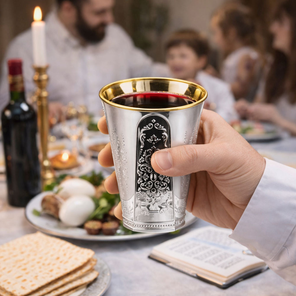 5oz Plastic Wine Kiddush Cup Regal Square Bottom 10 Pack