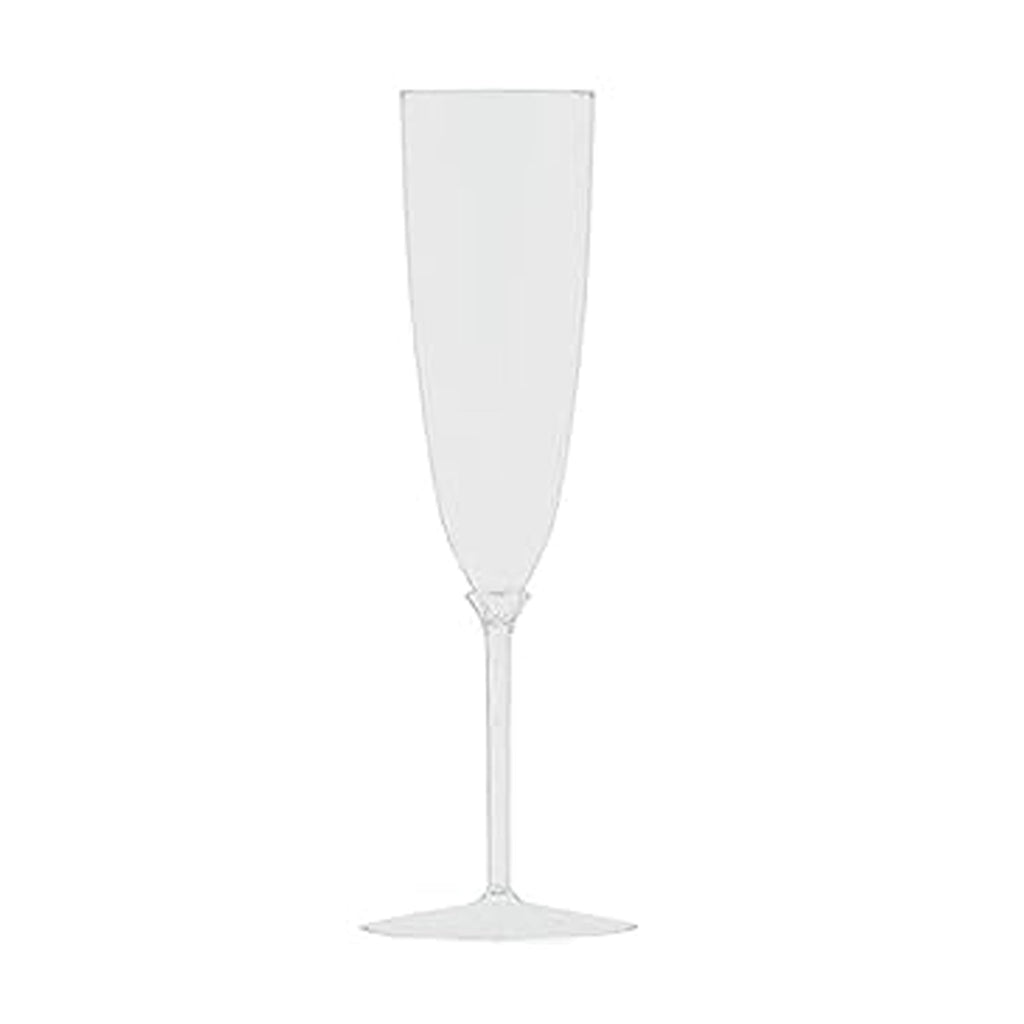 6oz White Plastic Disposable Champagne Cup 8 Pack