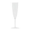 6oz White Plastic Disposable Champagne Cup 8 Pack