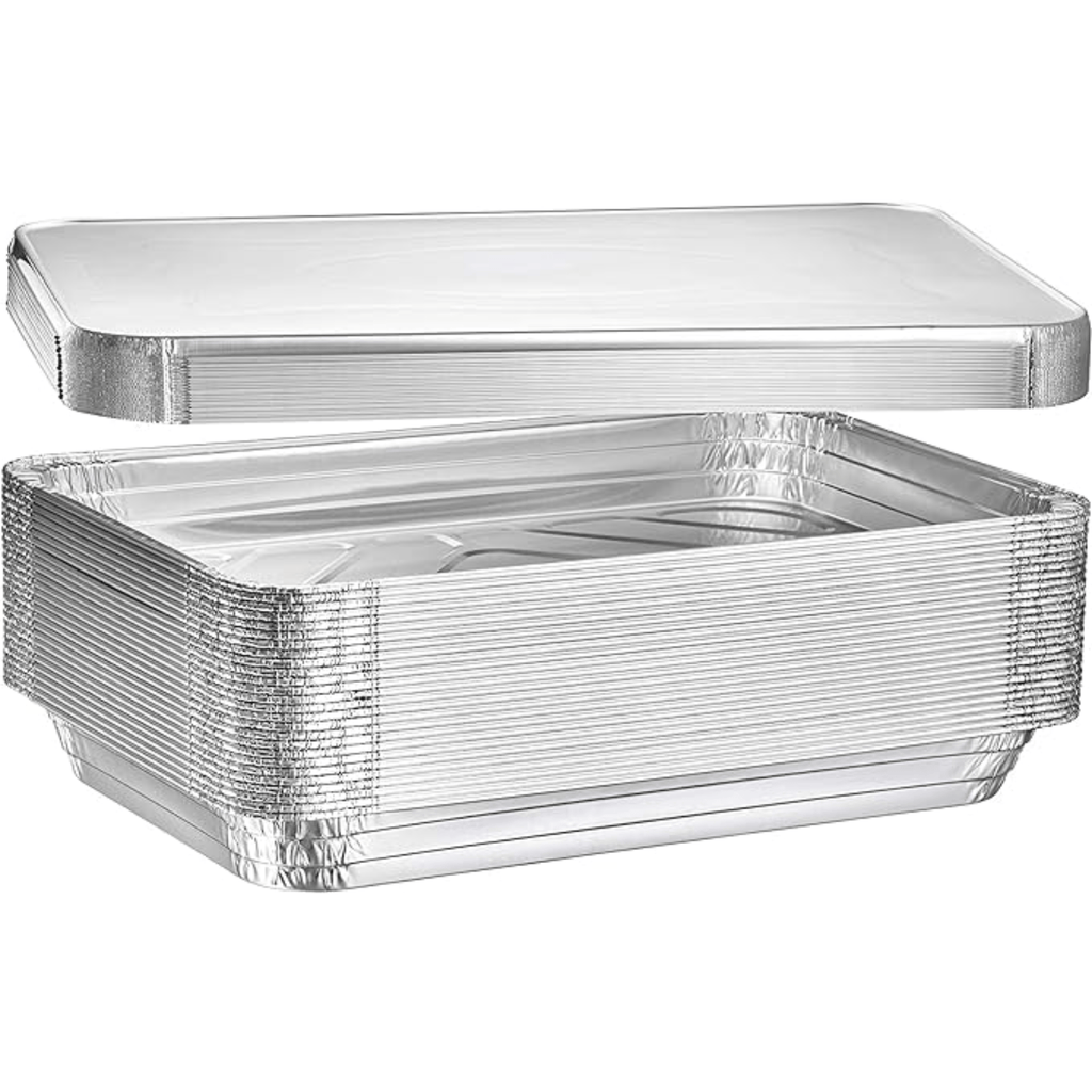*WHOLESALE* Full Sized Lid for Deep or Shallow Roaster Pan Disposable Aluminum 100/case