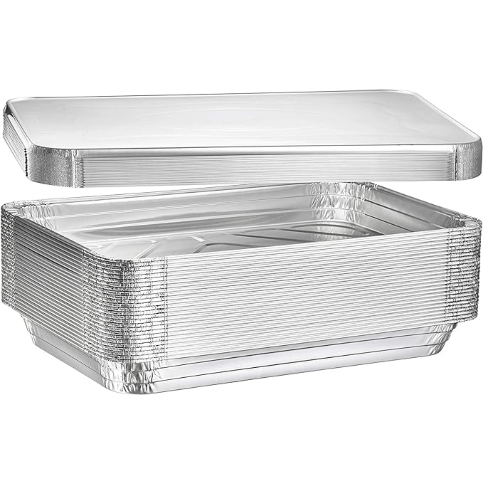 *WHOLESALE* Full Sized Lid for Deep or Shallow Roaster Pan Disposable Aluminum 100/case
