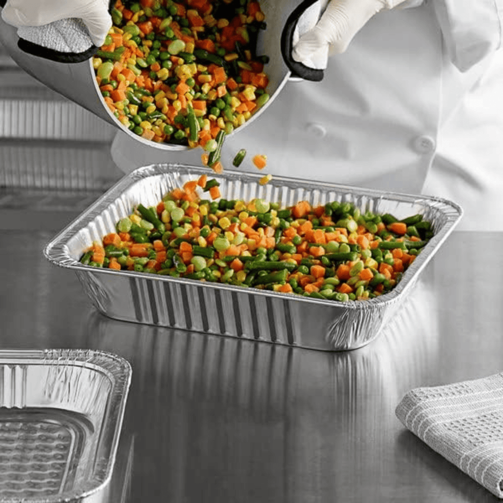 *WHOLESALE* 9×13 Half Size Pan With Lids  Regular weight Aluminum Disposable