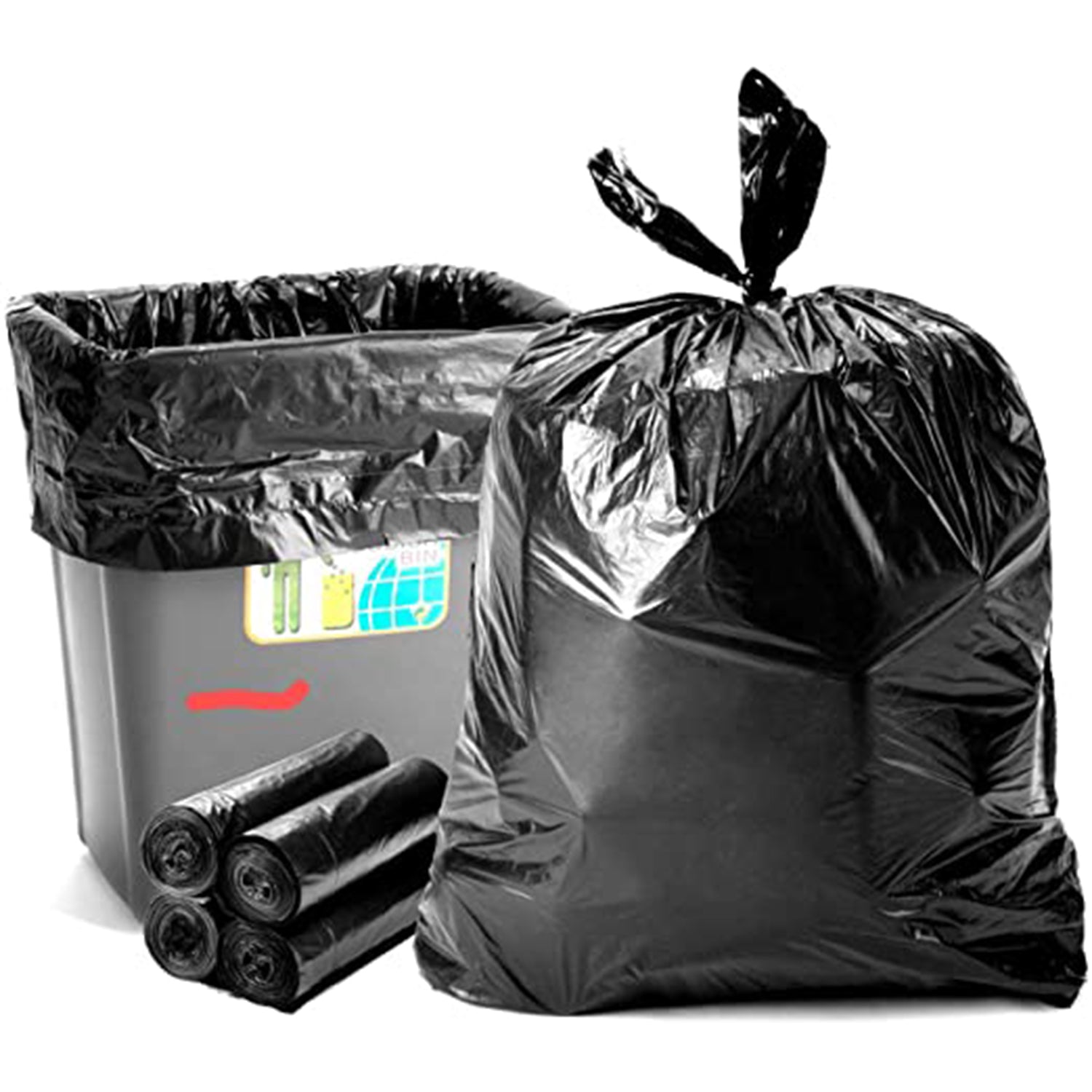 33 Gallon Heavy Weight Plastic Trash Bags 45 Pieces