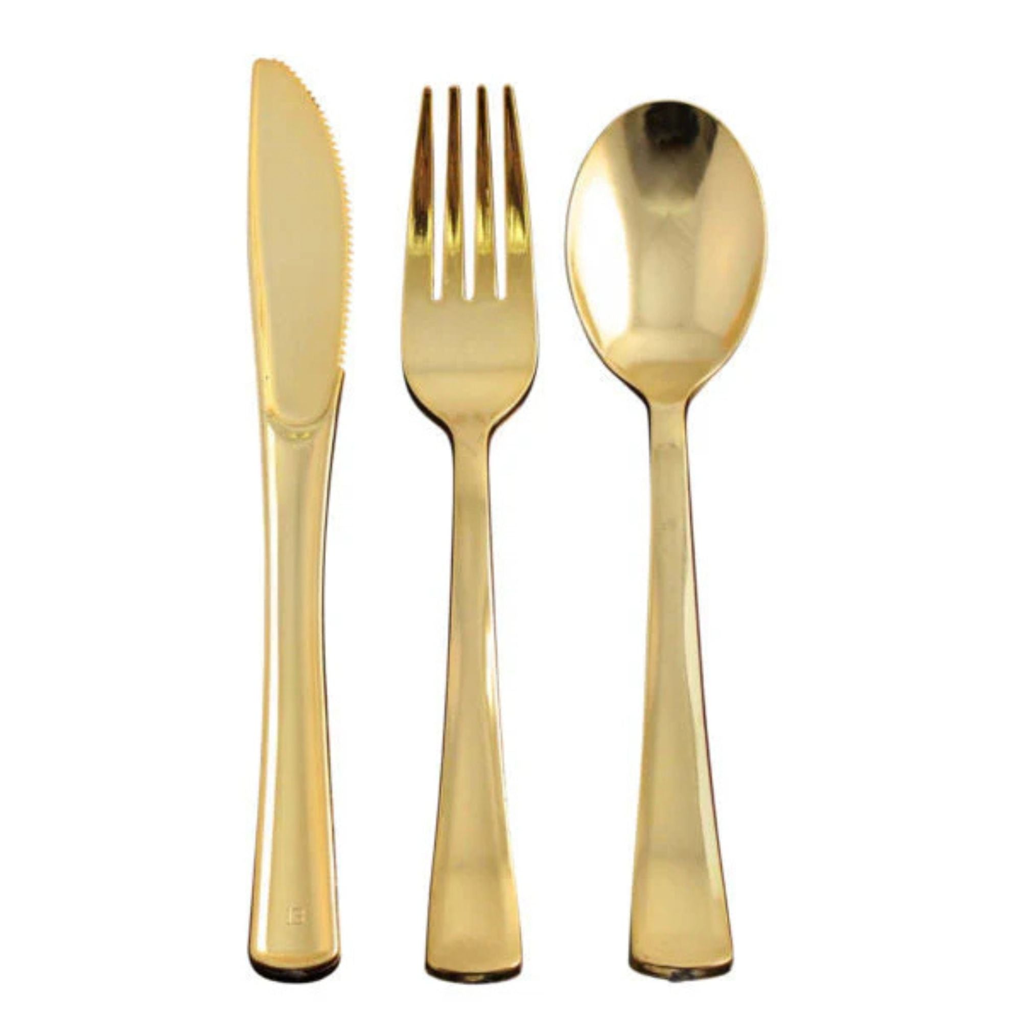 Dynasty Plastic Gold Forks