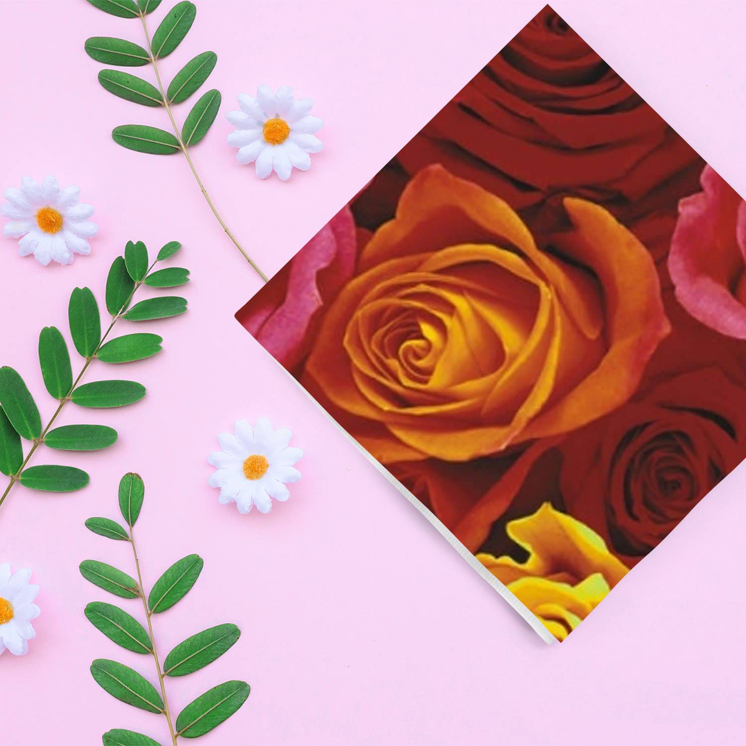 Ecuador Roses Lunch Napkins 20 Pack