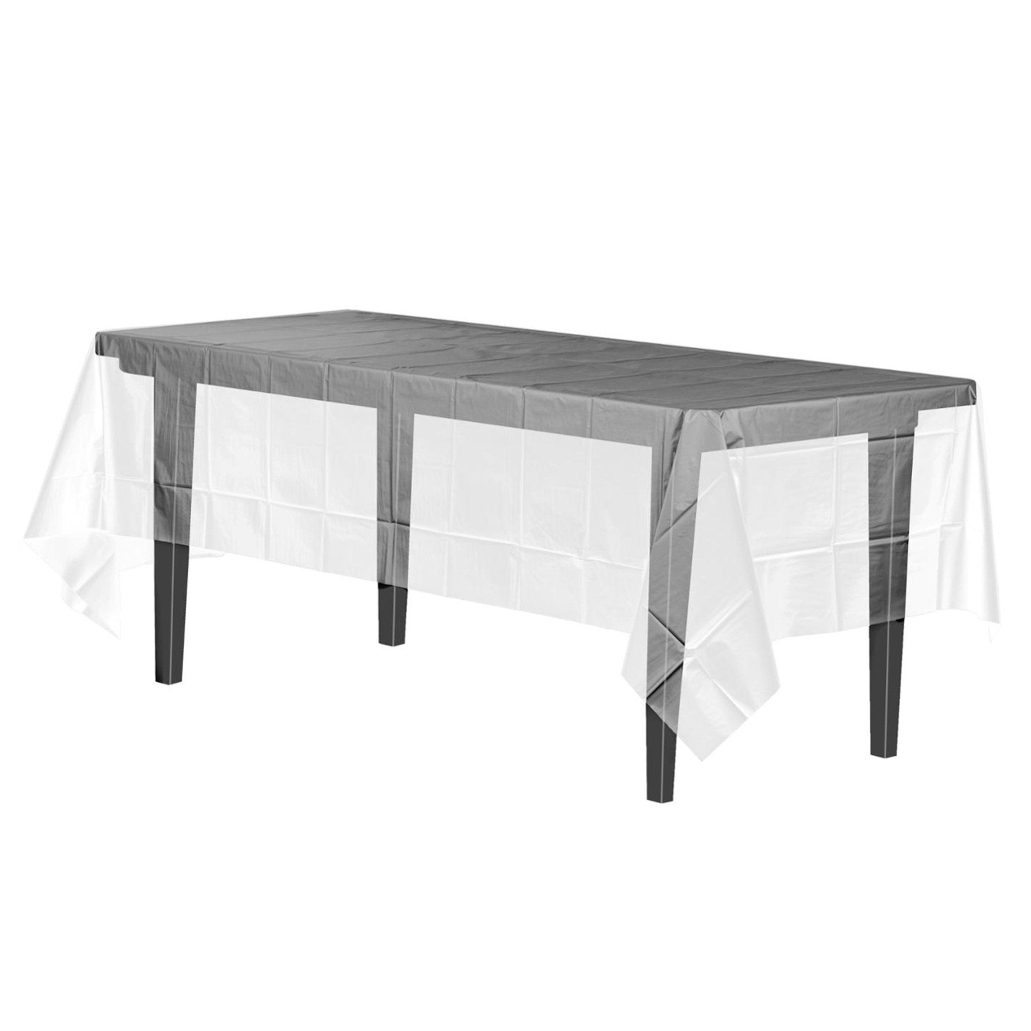 66"X54" Clear Heavy Duty Plastic Table Cover