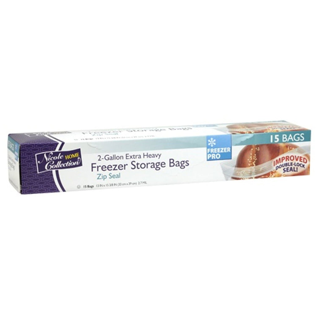 2 Gallon Extra Heavy Freezer Plastic Storage Bags