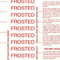 18" x 9' Frosted Magic Cover Plastic Self Adhesive Liner