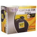 42 Gallon Black Plastic Extra Heavy Weight Contractor Bags