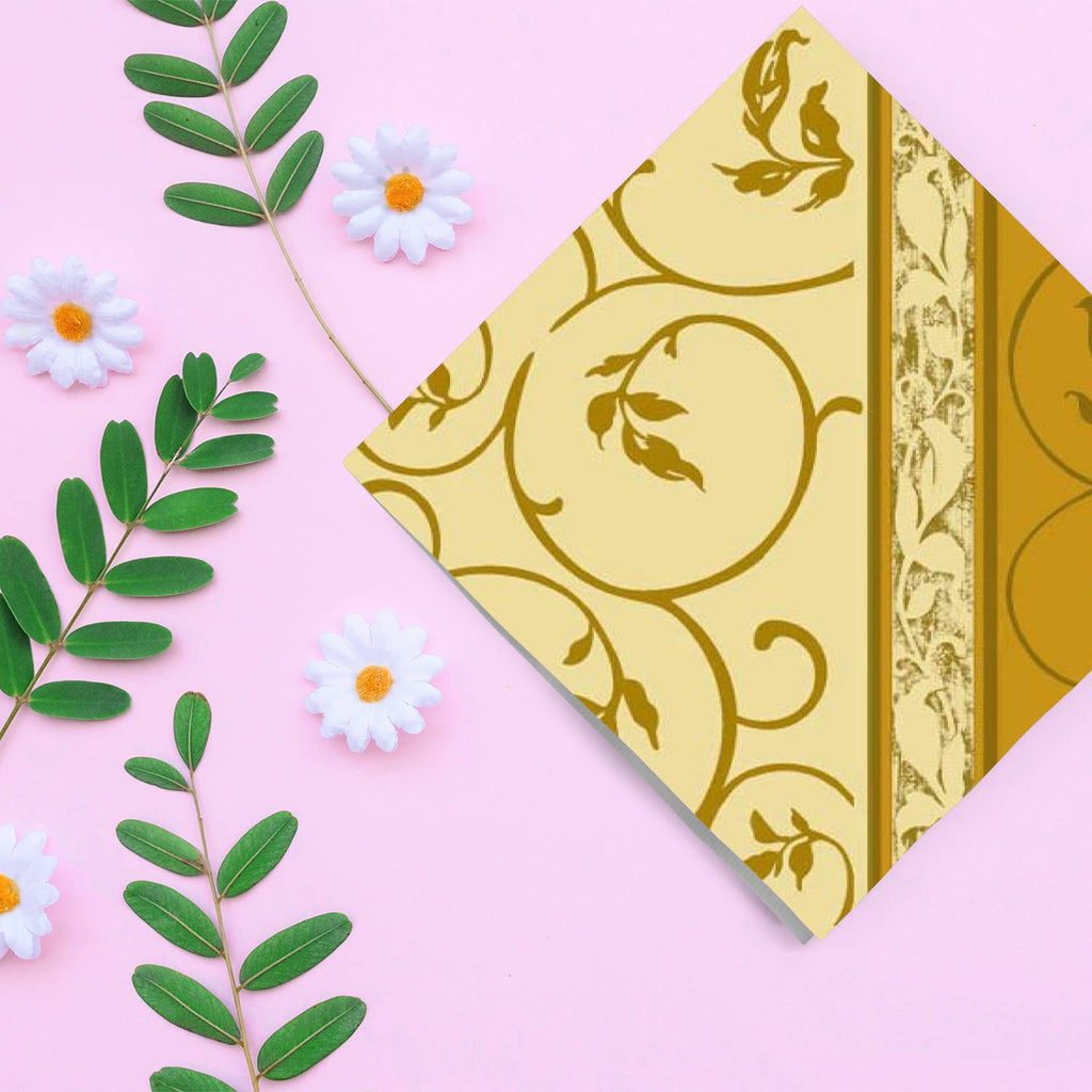 Golden Curlicue  Lunch Paper Napkins 20 Pack