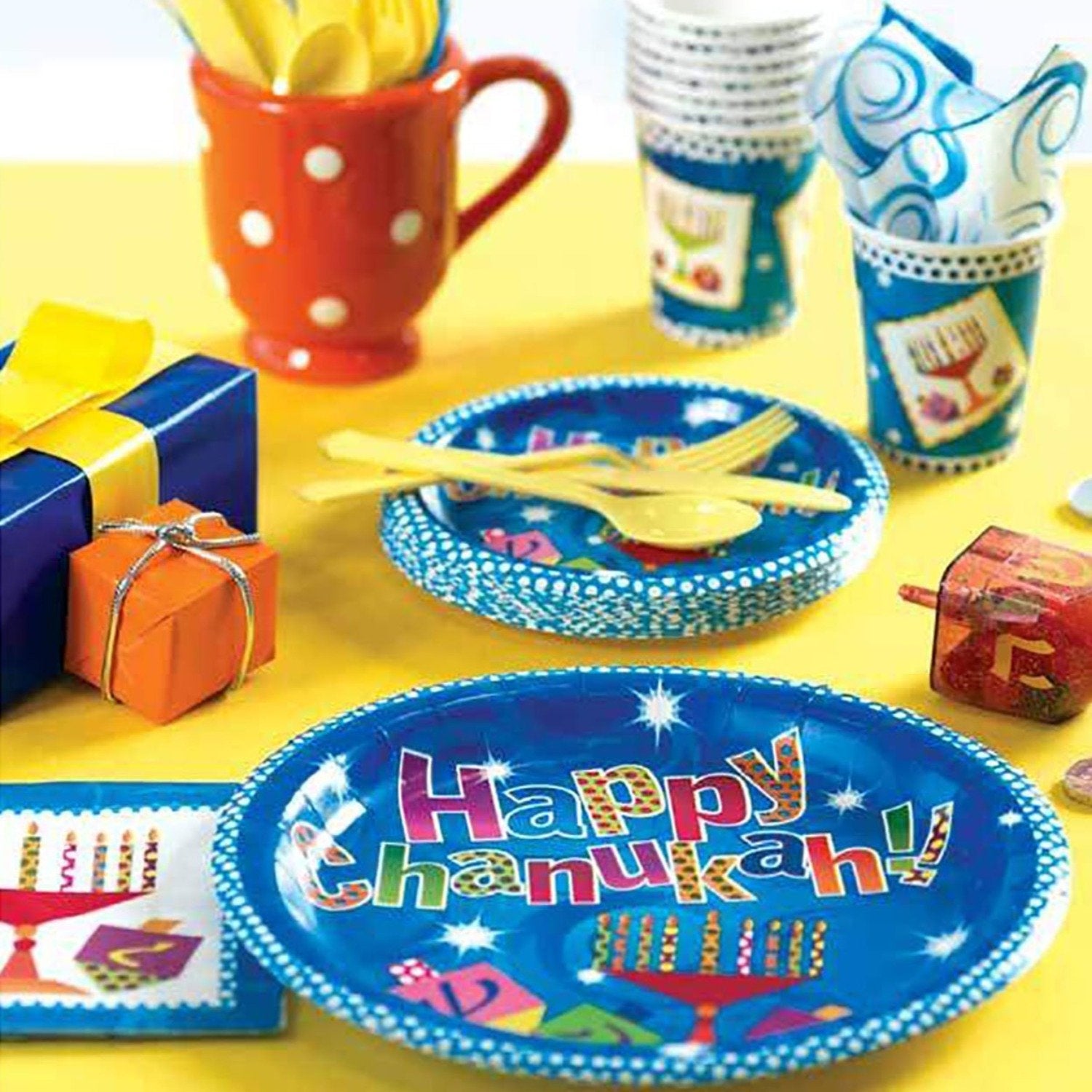 9oz Paper Cup Hot Cold Chanukah Style 24 Count