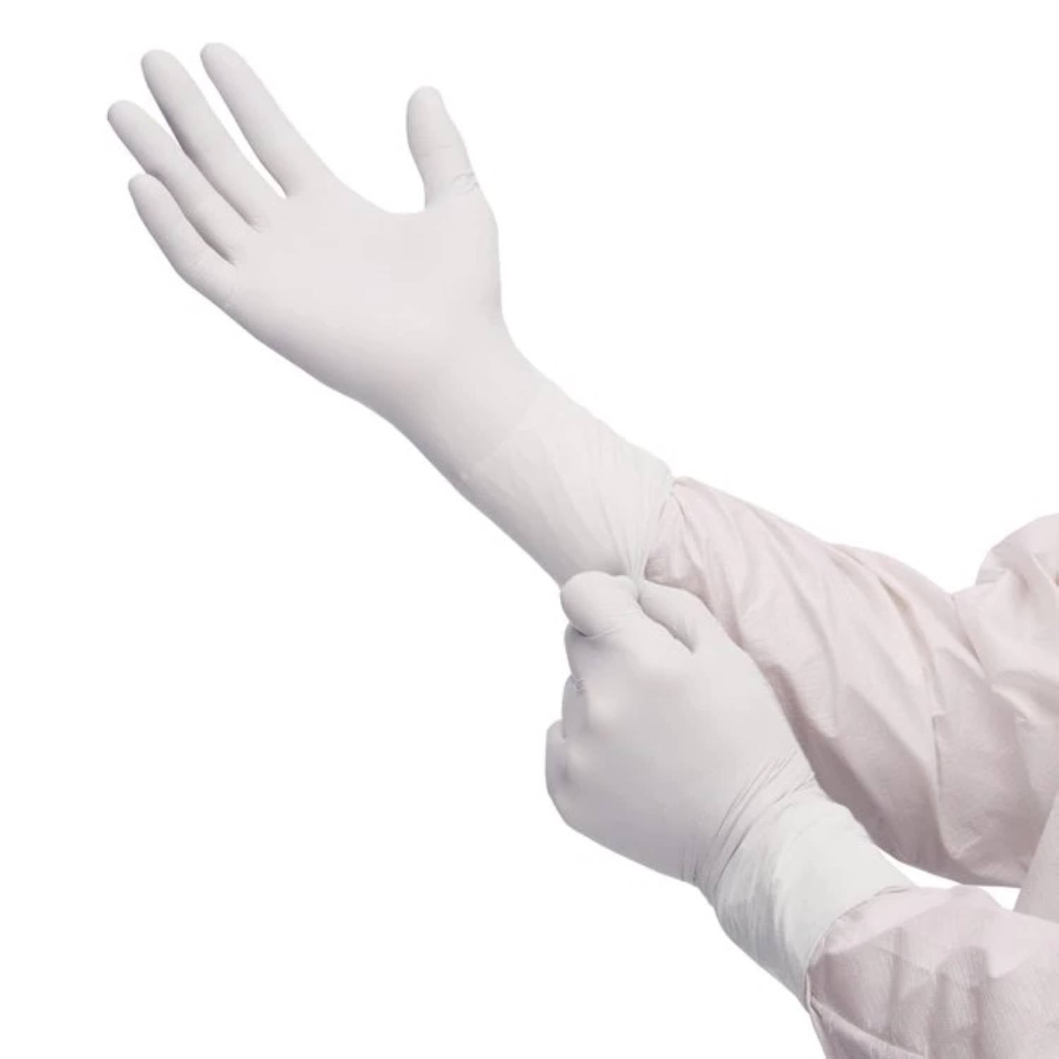 Large Sanitex Vinyl Gloves Disposable 100Pcs
