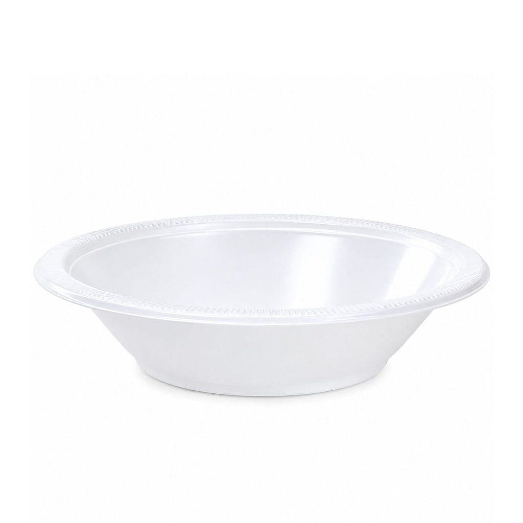 *BUY BULK* 15oz Bowl White Heavy Weight Plastic