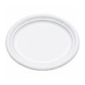 *JUMBO PACK*  11½"x9" White Plastic Disposable Heavy Weight Oval Serving Bowl
