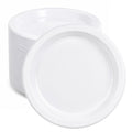 *BUY BULK* 10" Plates White Heavy Weight Plastic Disposable
