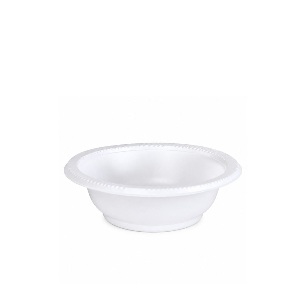 *BUY BULK* 5oz Bowl White Heavy Weight Plastic Disposable