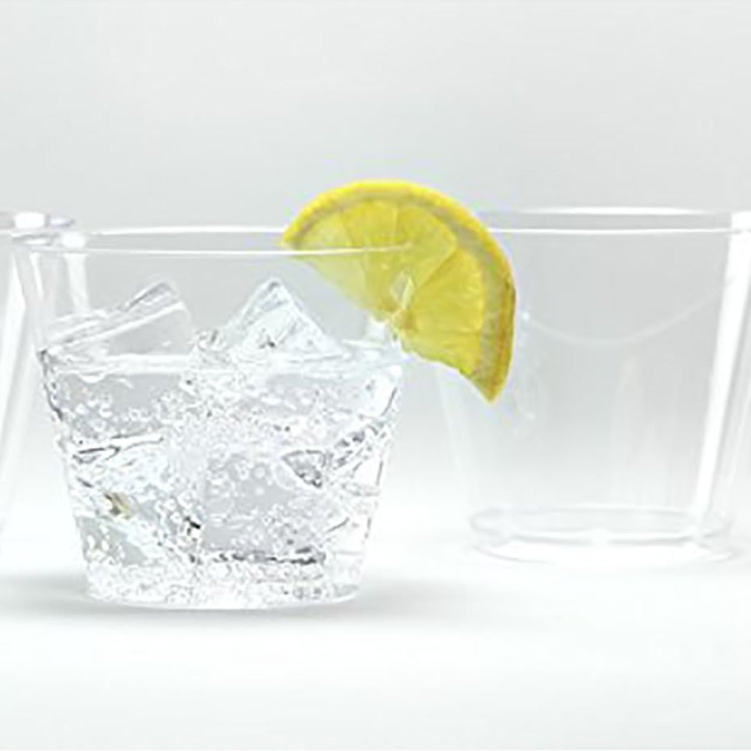9oz Clear Tumbler Old Fashioned Plastic