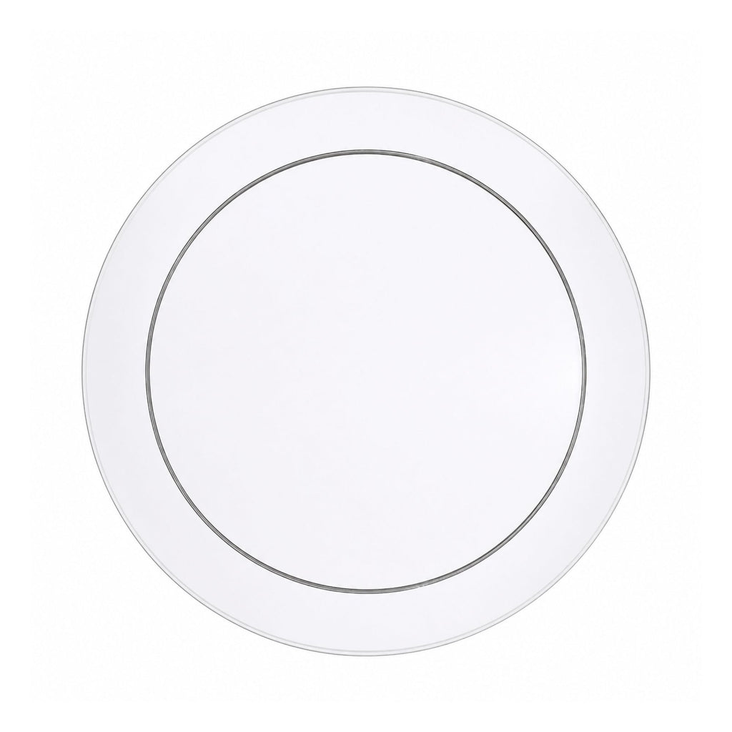 *JUMBO PACK*  9" Buffet Plate Clear Heavy Weight Plastic