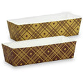 Premium Quality Paper Brown Tan Baking Pan 7"x2.5"x2" 6 pack