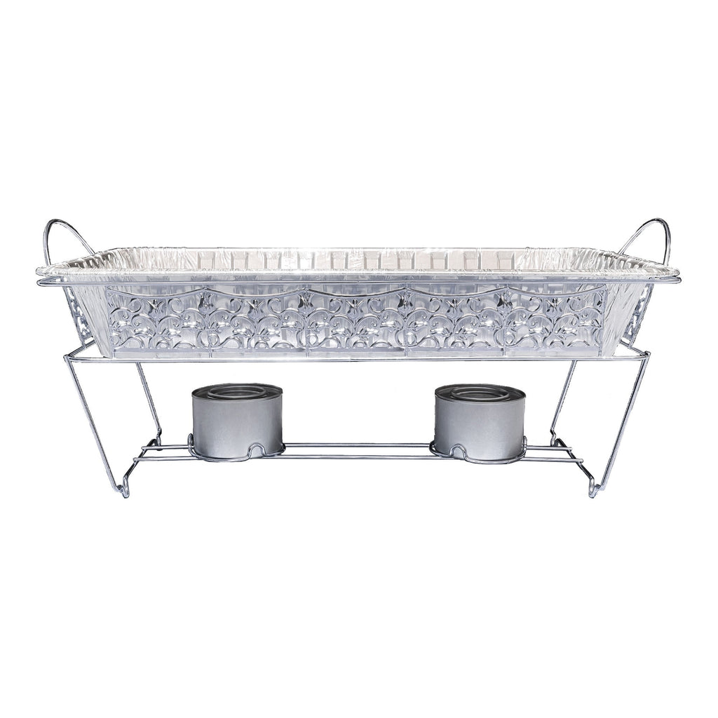 Full size  Silver Chafing Rack Decorative