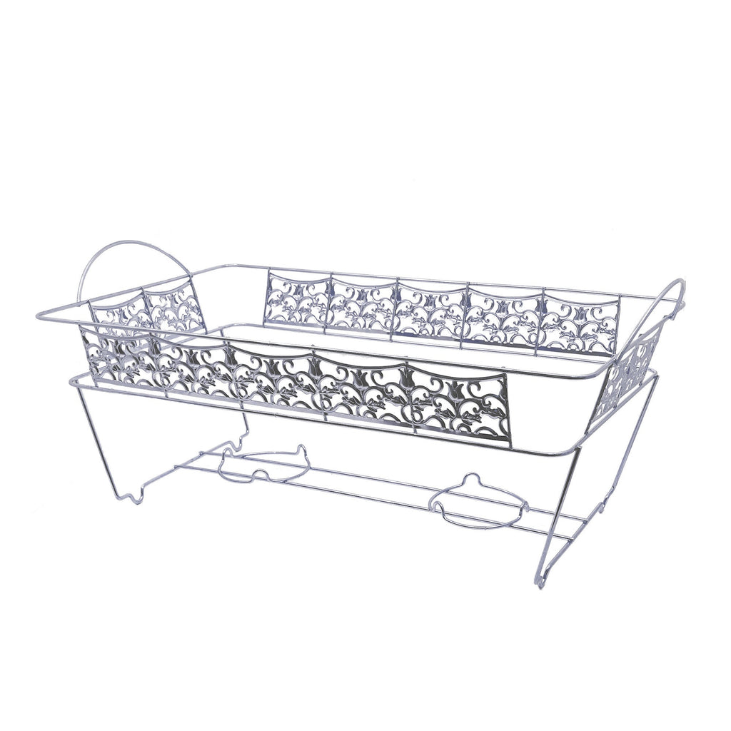 Full size  Silver Chafing Rack Decorative