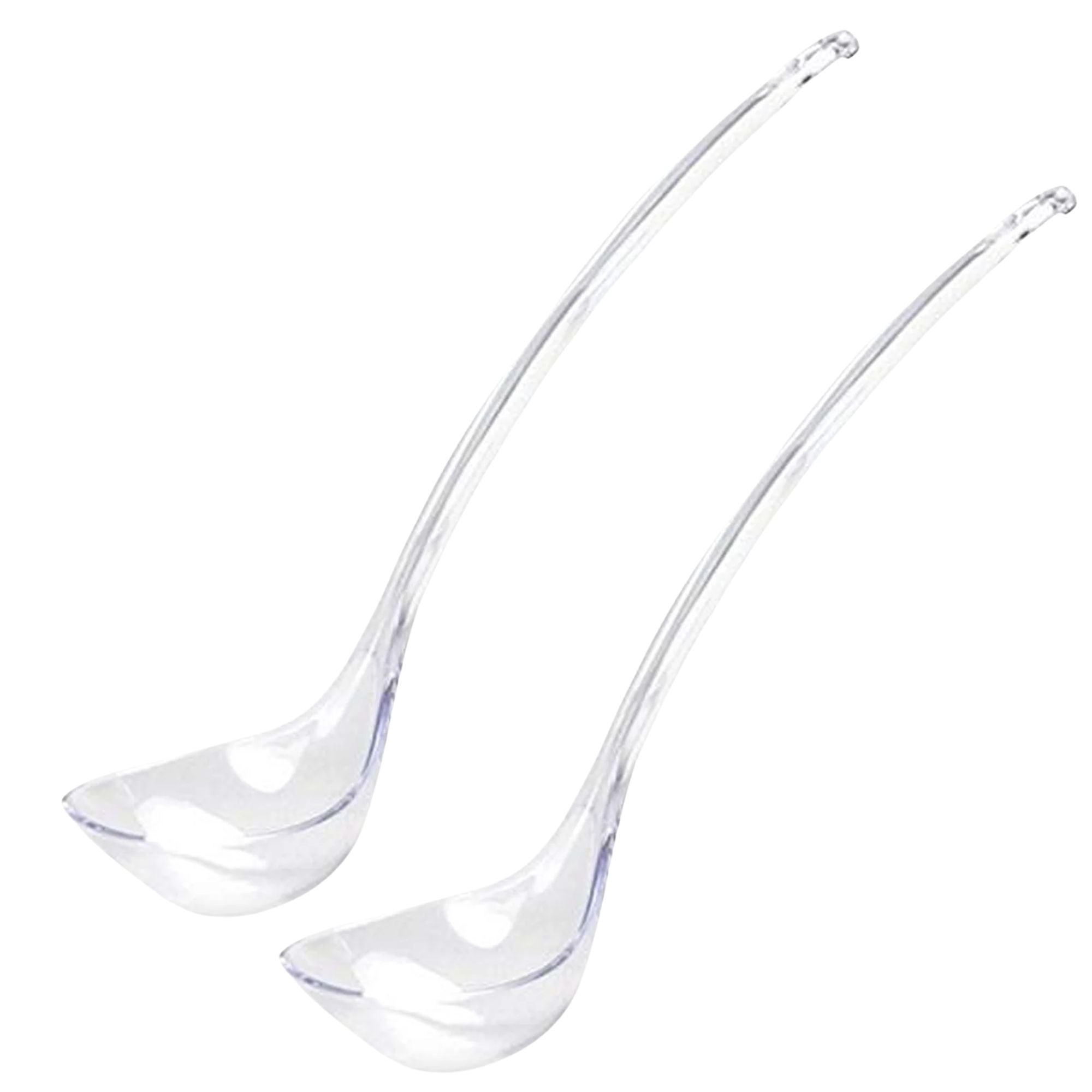 2.5oz Serving Ladle Heavy Weight Plastic Clear