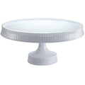 10.5"  White Cake Plastic Stands Extra Heavyweight
