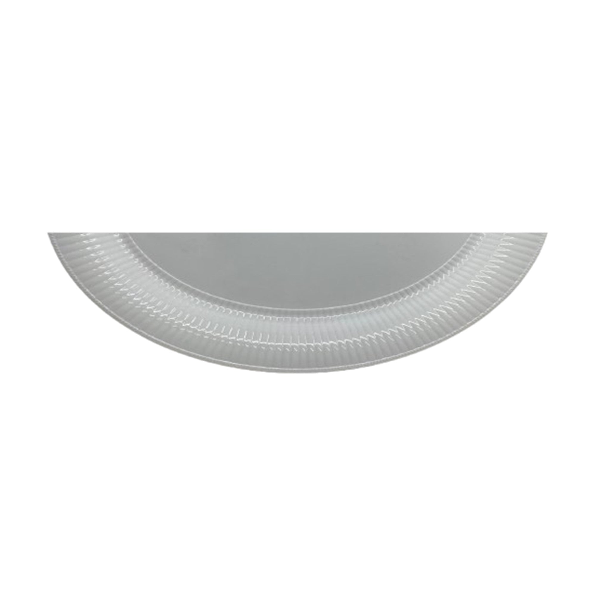 14.25"X 18.5'' Oval Tray White Heavy Weight Plastic