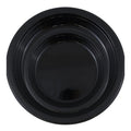 10" & 7" Black Disposable Plastic Plates Combo Set