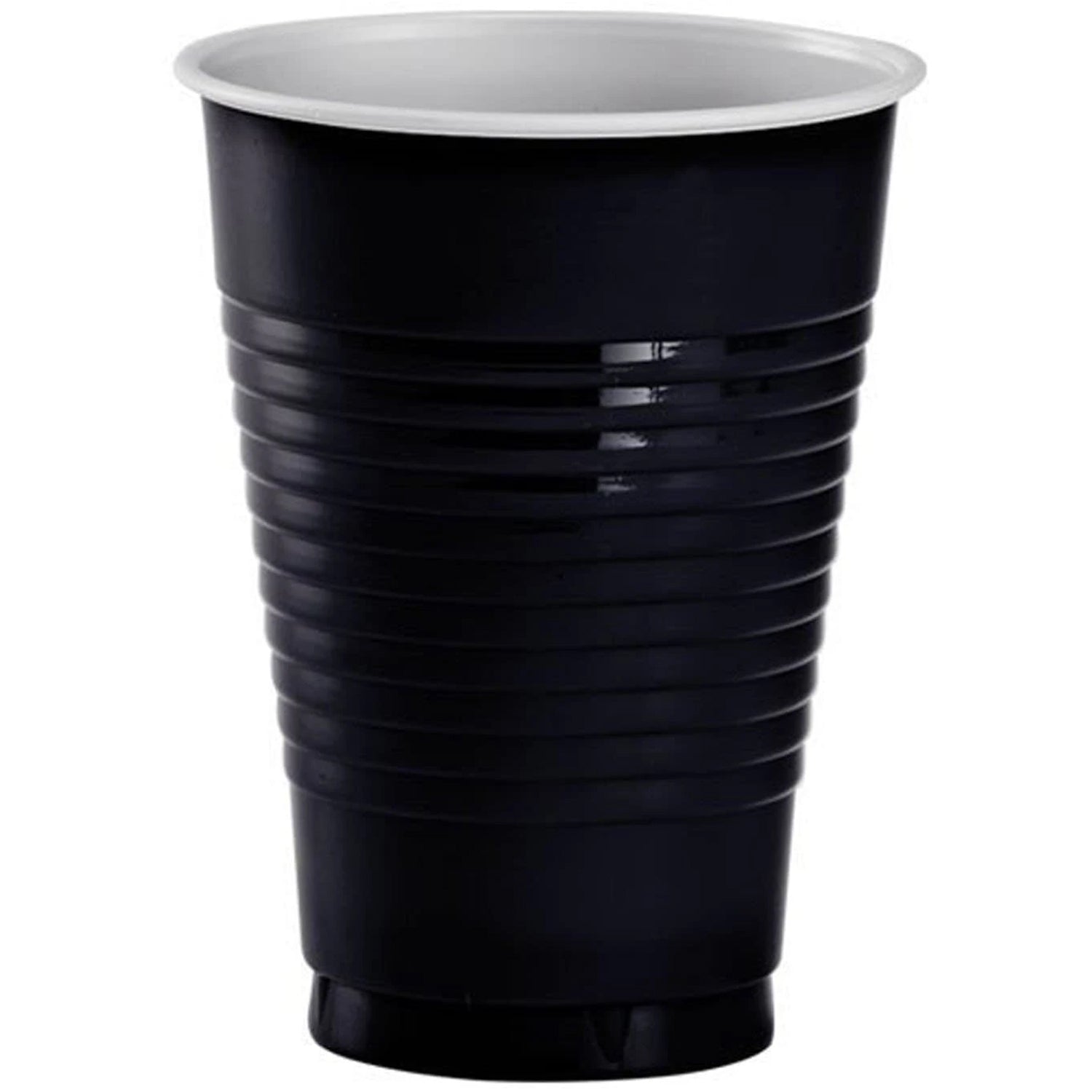 18oz Plastic Cups Black | Black Solo Cups