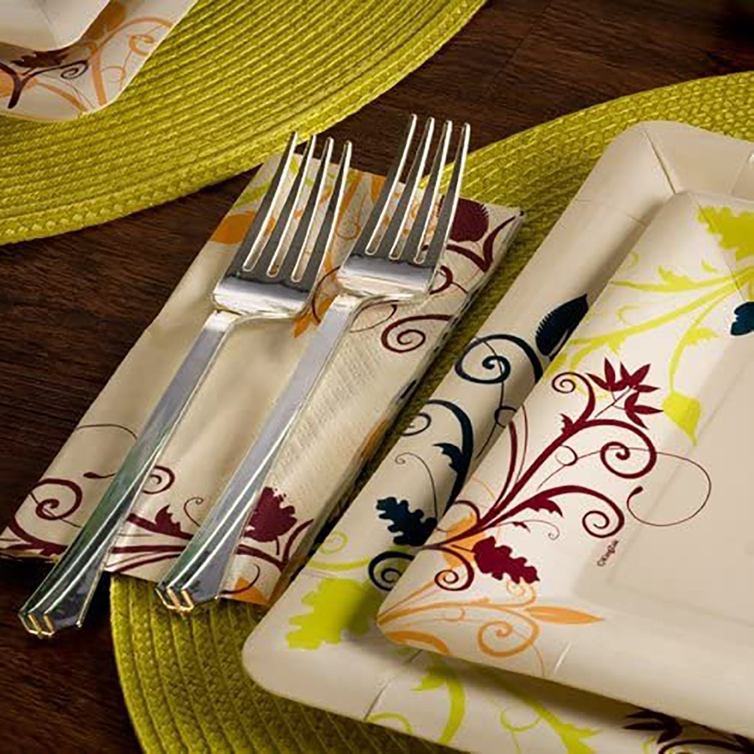 Bella Vite Multicolor Lunch Napkins 40 Pack