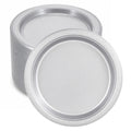 *BUY BULK* 10" Silver Plate Disposable Plastic
