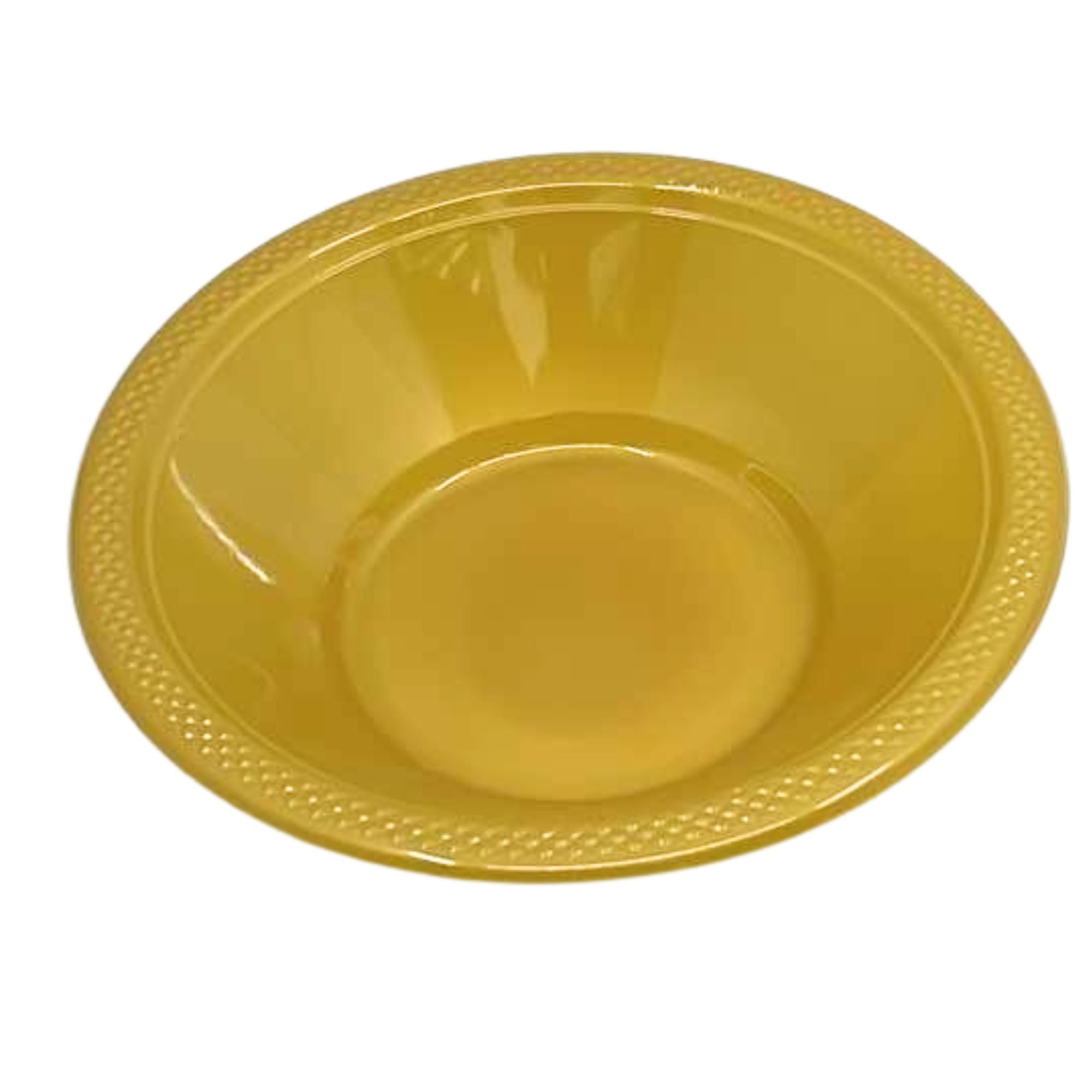 GOLD Complete Plastic Disposable Dining Solution for Your Event: Budget Party Set