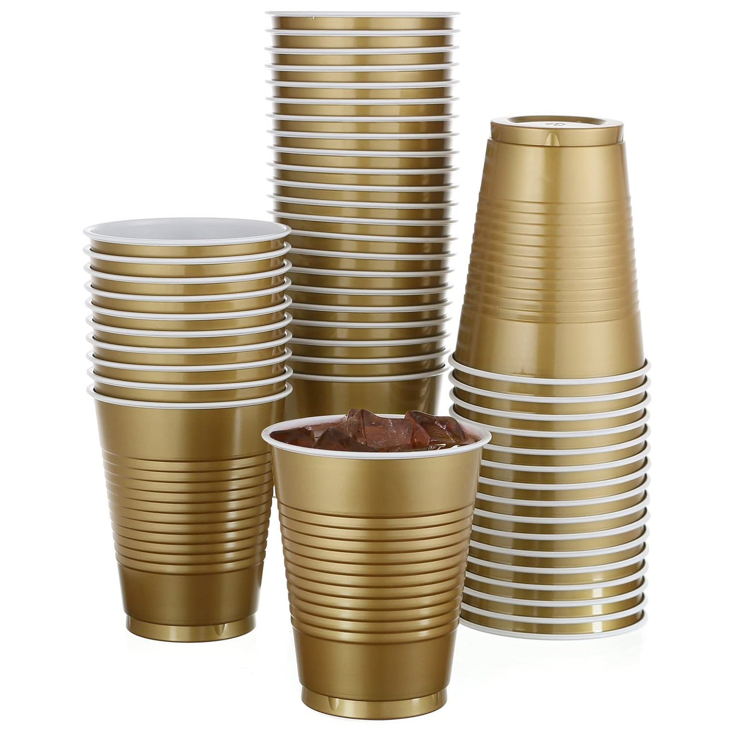 *WHOLESALE* 18oz Gold Plastic Cup 600/Case