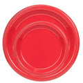 10" & 7" Red Disposable Plastic Plates Combo Set