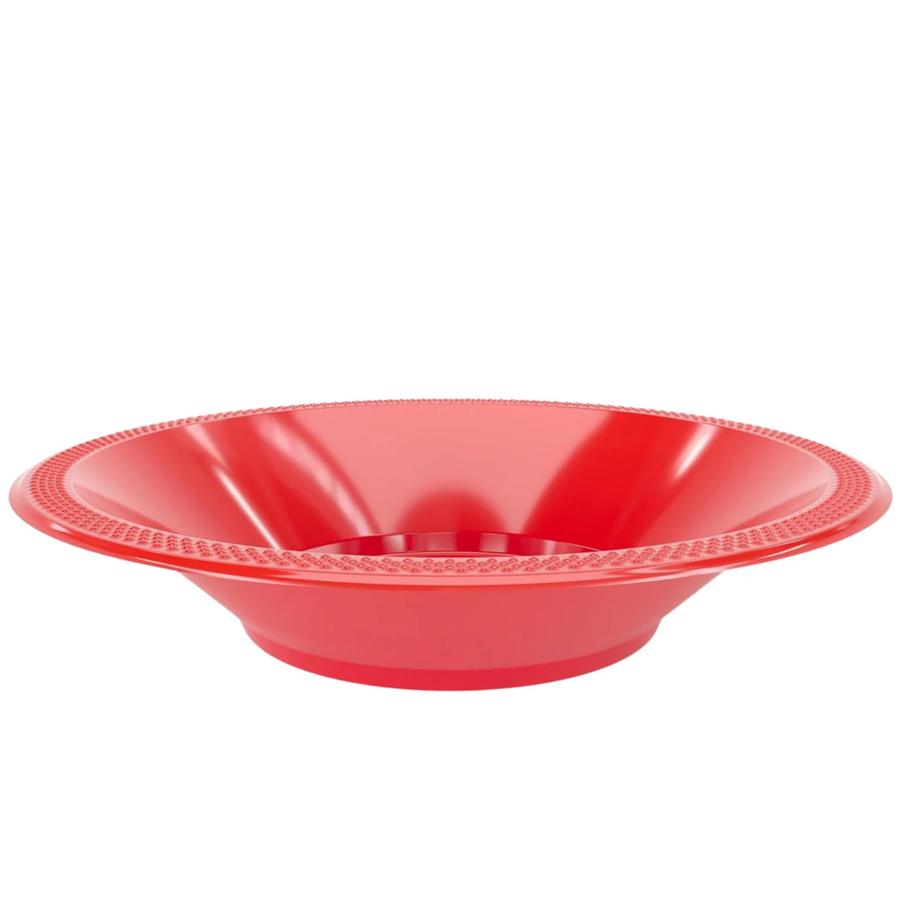 RED Complete Plastic Disposable Dining Solution for Your Event: Budget Party Set