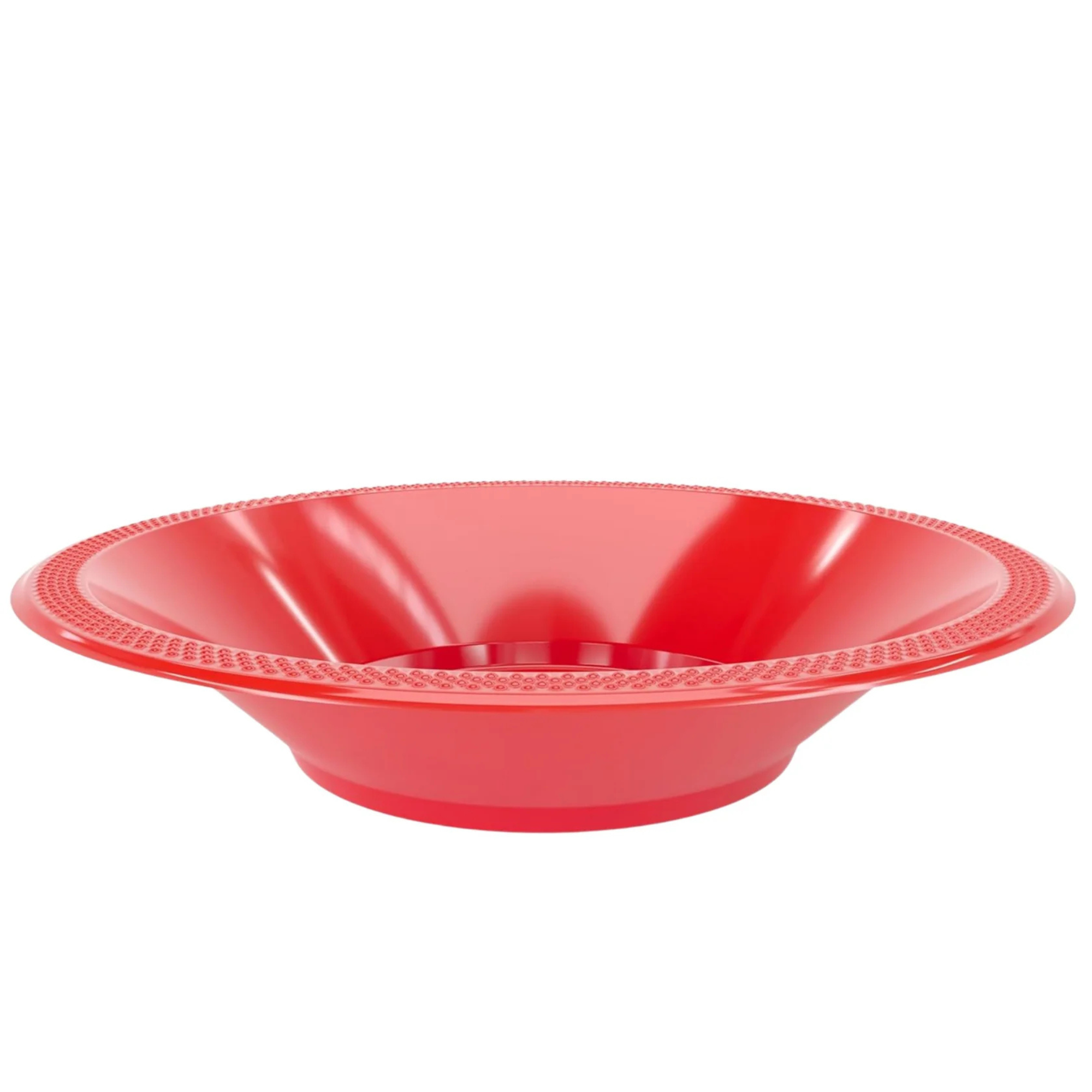 RED Complete Plastic Disposable Dining Solution for Your Event: Budget Party Set