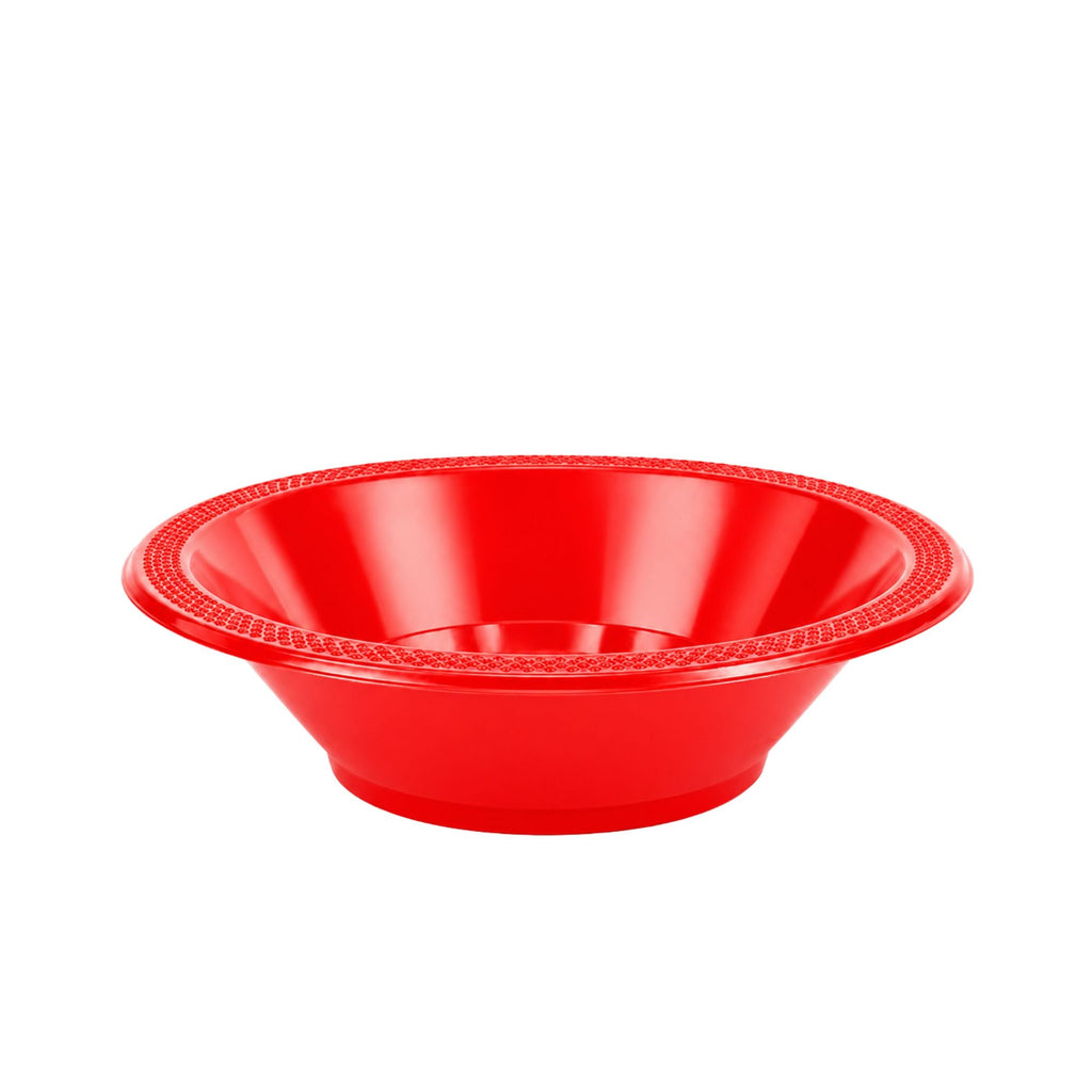15oz Plastic Bowl Red - BPA-free plastic