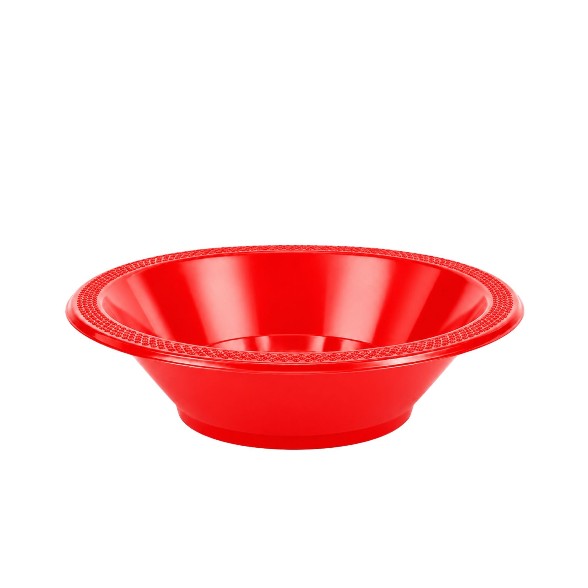 15oz Plastic Bowl Red - BPA-free plastic