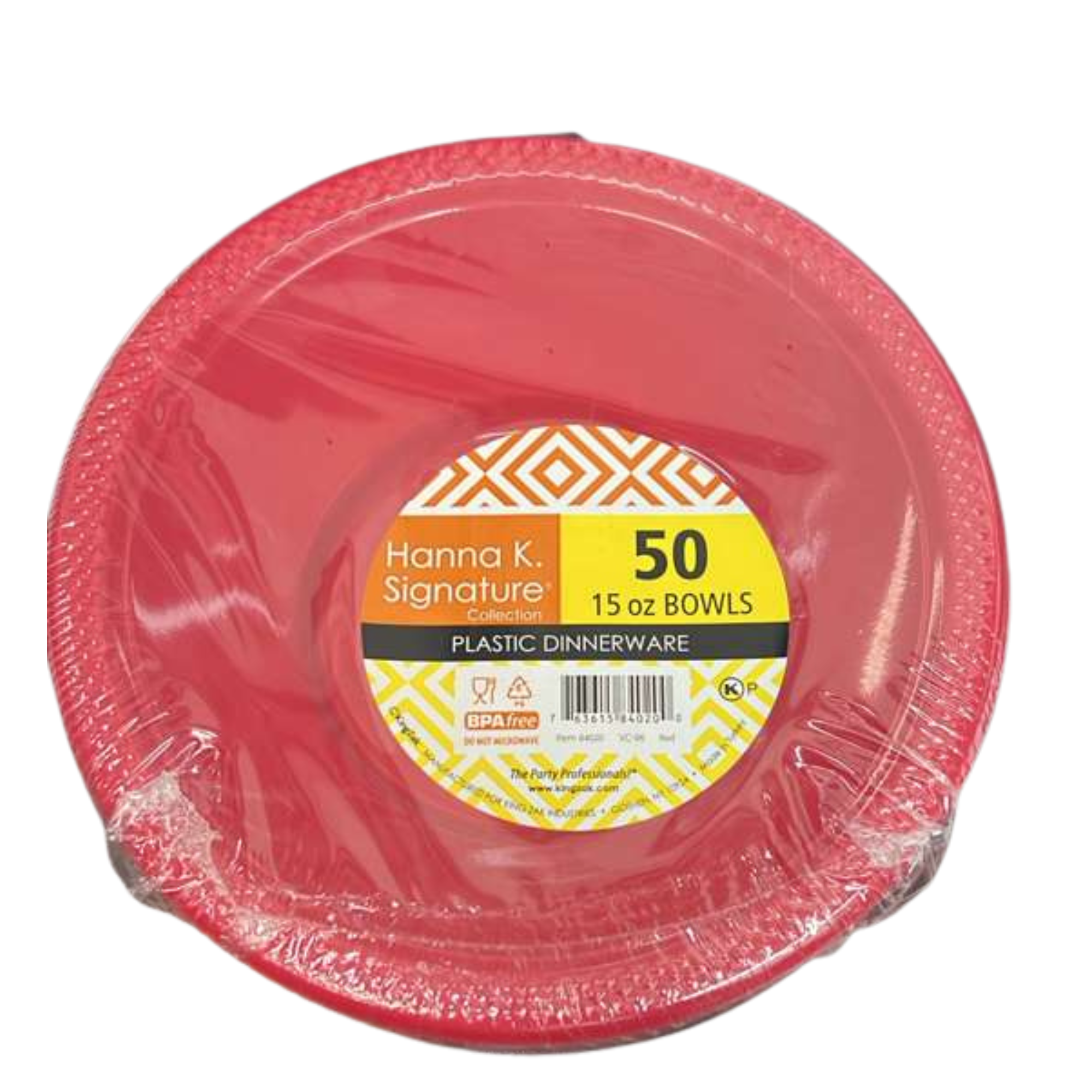 RED Complete Plastic Disposable Dining Solution for Your Event: Budget Party Set