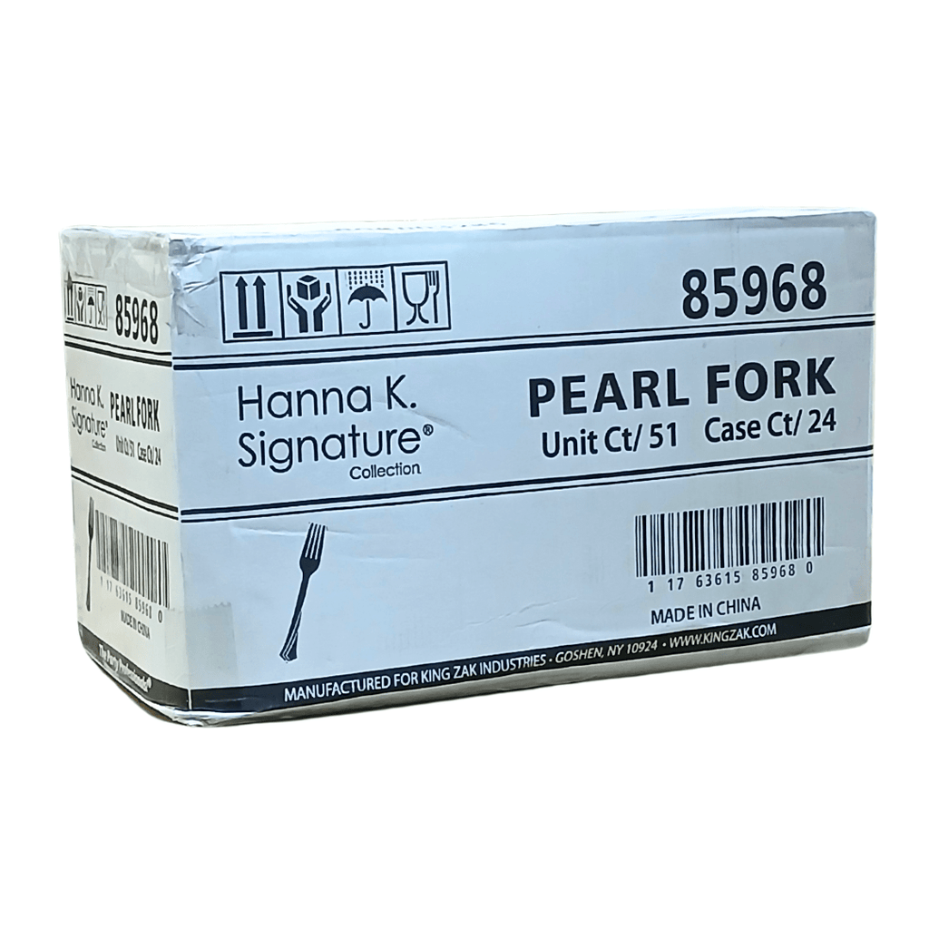 *WHOLESALE* Fork Heavyweight White Plastic 1224/Case