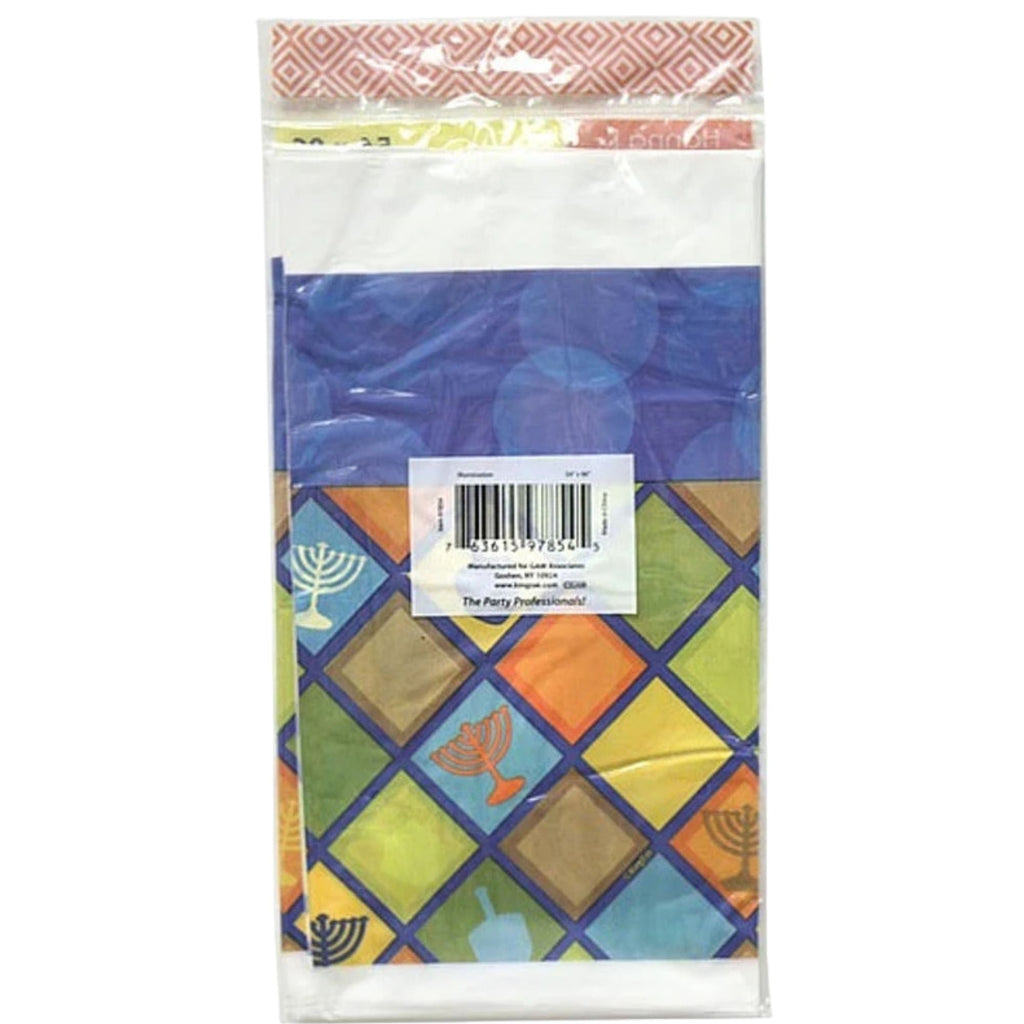 HANNA K. SIGNATURE ILLUMINATION Plastic TABLE CLOTH 54"X 96" 1 Pack