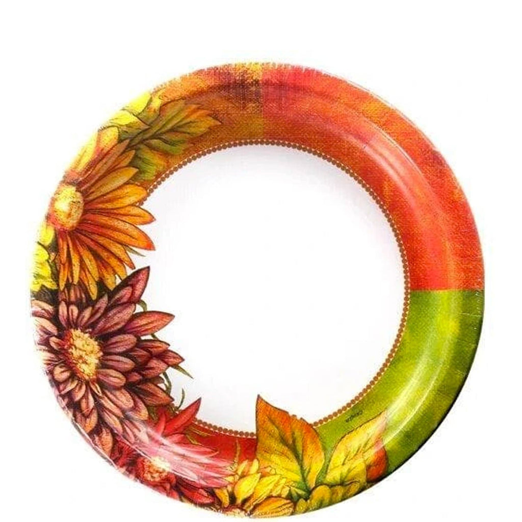 7" Paper Plates  Floral Art Premium 36 Pack