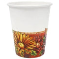 Floral Art Premium Heavyweight Paper Cups 9oz 24 Pack