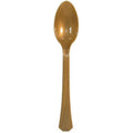 Teaspoon Gold Heavy weight Plastic
