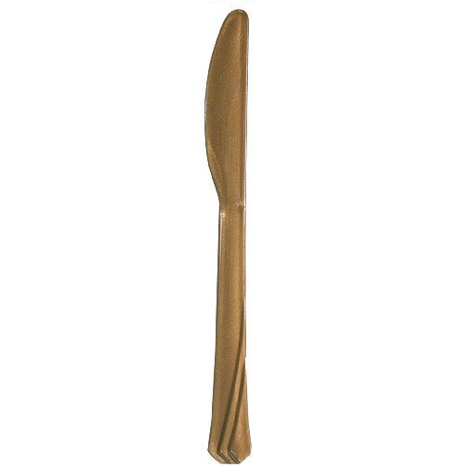 Knife Gold Heavy weight Plastic