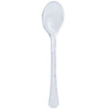 Soupspoon Clear Heavy weight Plastic