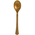Soupspoon Gold Heavy weight Plastic